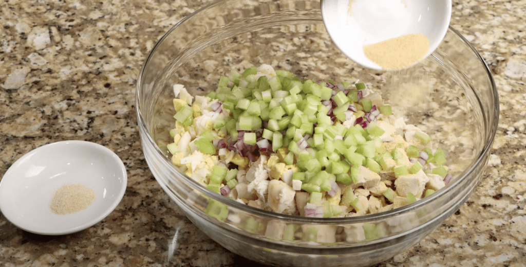 seasoning the salad